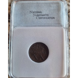 Portugal XX Centavos 1944 Certificada AU-50