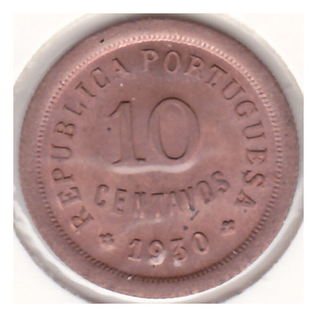 Cabo Verde 10 Centavos 1930