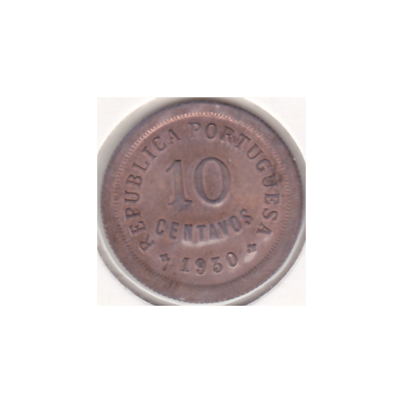 Cabo Verde 10 Centavos 1930