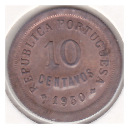 Cabo Verde 10 Centavos 1930