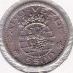 Cabo Verde 5$00  1968