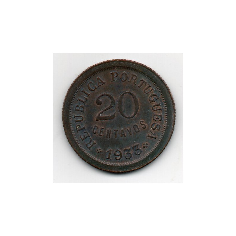 Guiné 20 Centavos 1933