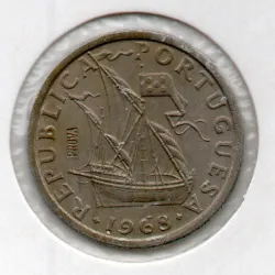 Portugal 2$50 Escudos 1968...