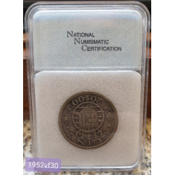 Guiné 20$00 1952 Certificada