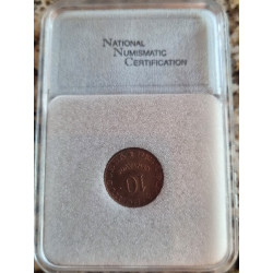 Estado da Índia -10 Centavos 1959 Certificada