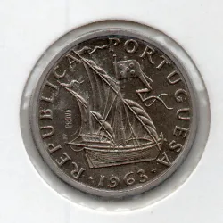 Portugal 5$00 Escudos 1963...