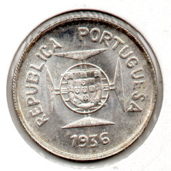 Estado da Índia -1/2 Rupia 1936