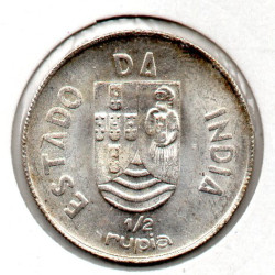 Estado da Índia -1/2 Rupia 1936