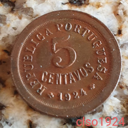 Portugal 5 Centavos 1924 BE