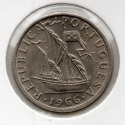 Portugal 5$00 Escudos 1966