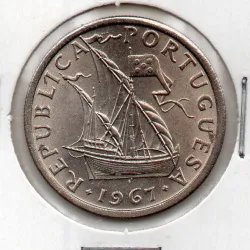 Portugal 5$00 Escudos 1967