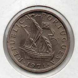 Portugal 5$00 Escudos 1971