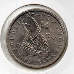 Portugal 5$00 Escudos 1973