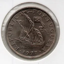 Portugal 5$00 Escudos 1977