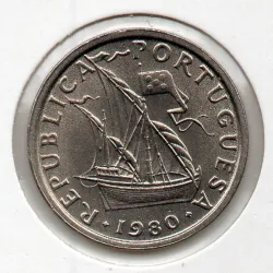 Portugal 5$00 Escudos 1980