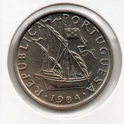 Portugal 5$00 Escudos 1984