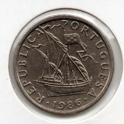 Portugal 5$00 Escudos 1986