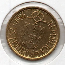 Portugal 5$00 Escudos 1986