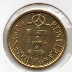 Portugal 5$00 Escudos 1991
