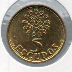 Portugal 5$00 1996 Sob