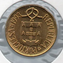 Portugal 5$00 Escudos 1993