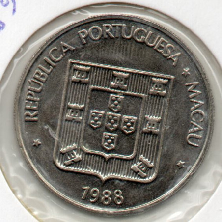 Macau 5 Patacas 1988