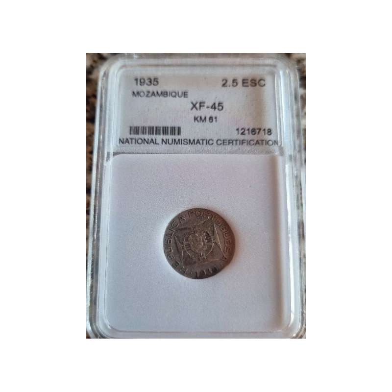 Moçambique 2$50 1935 Certificada