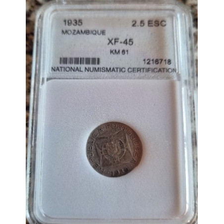 Moçambique 2$50 1935 Certificada
