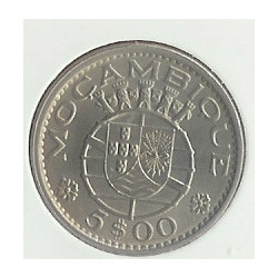 Moçambique 5$00 1973