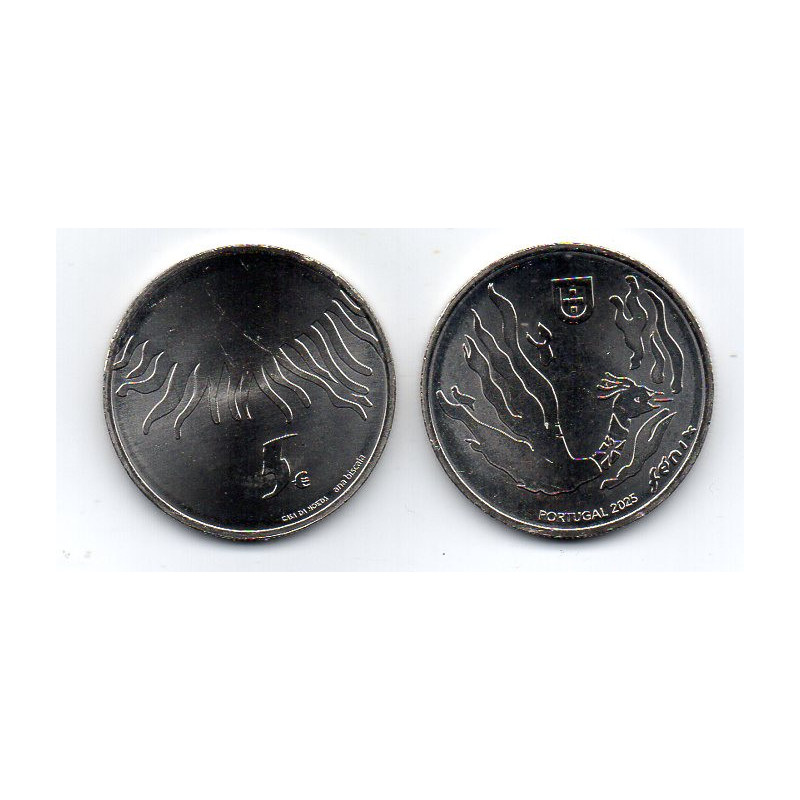 Portugal 5 € 2025 Fénix — Heróis e Criaturas da Mitologia