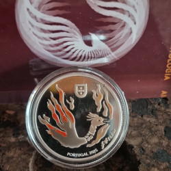 Portugal 5 € 2025 Fénix — Proof Heróis e Criaturas da Mitologia