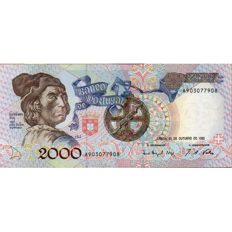 Portugal 2000$00 1993 Bartolomeu Dias