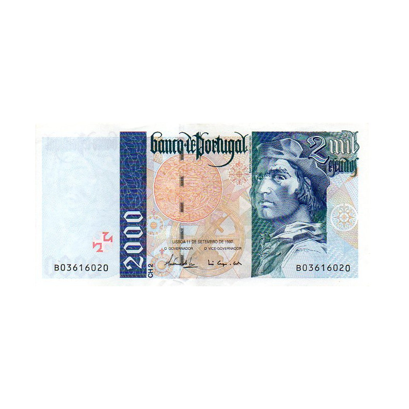 Portugal 2000$00 1997 Bartolomeu Dias