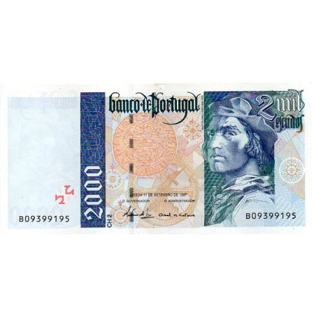 Portugal 2000$00 1997 Bartolomeu Dias