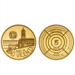 Portugal 5.00 € 2025 Cabo S. Vicente (Ouro)