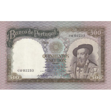 Portugal 500 Escudos 1958 D. Francisco D´Almeida