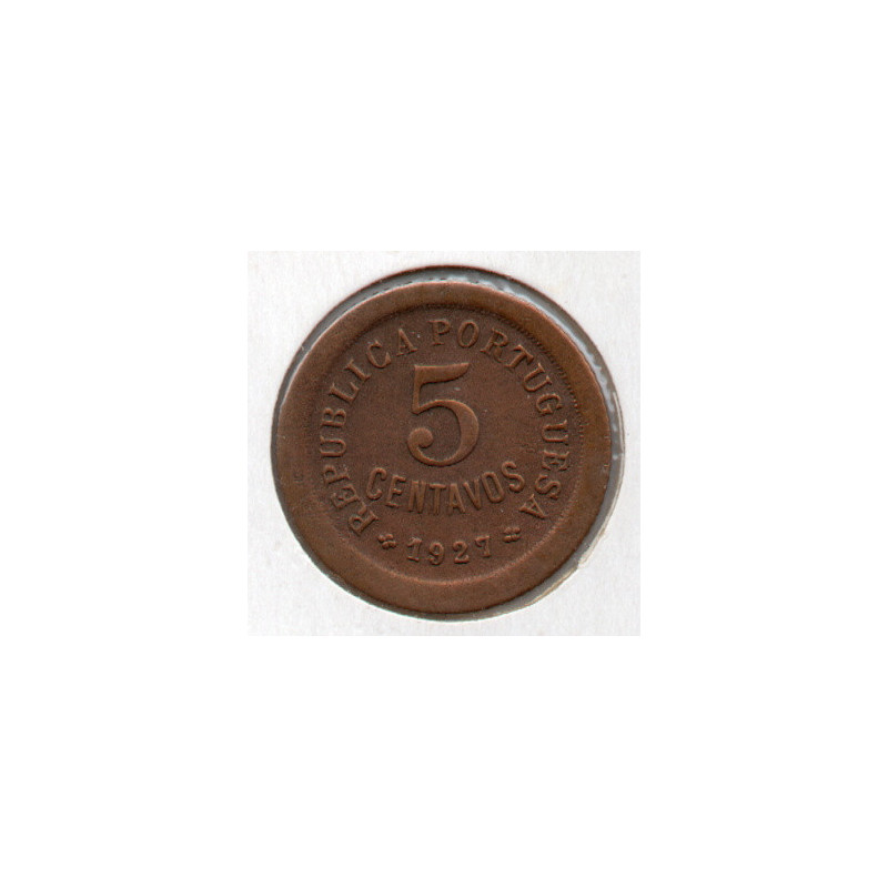 Portugal 5 Centavos 1927 BE