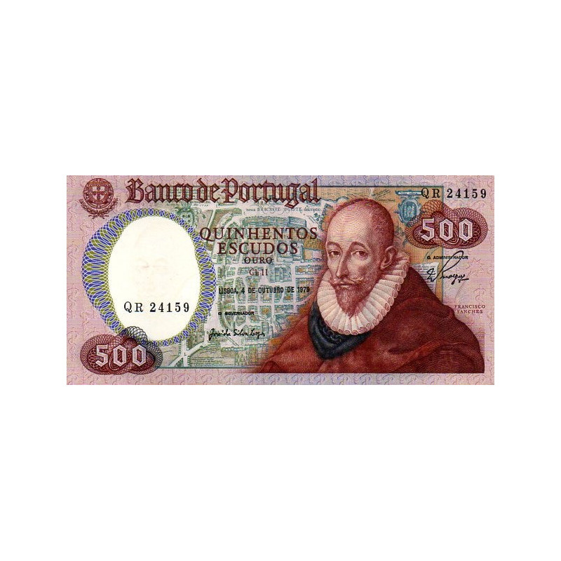 Portugal 500 Escudos 1979 Francisco Sanches