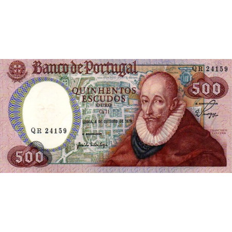 Portugal 500 Escudos 1979 Francisco Sanches