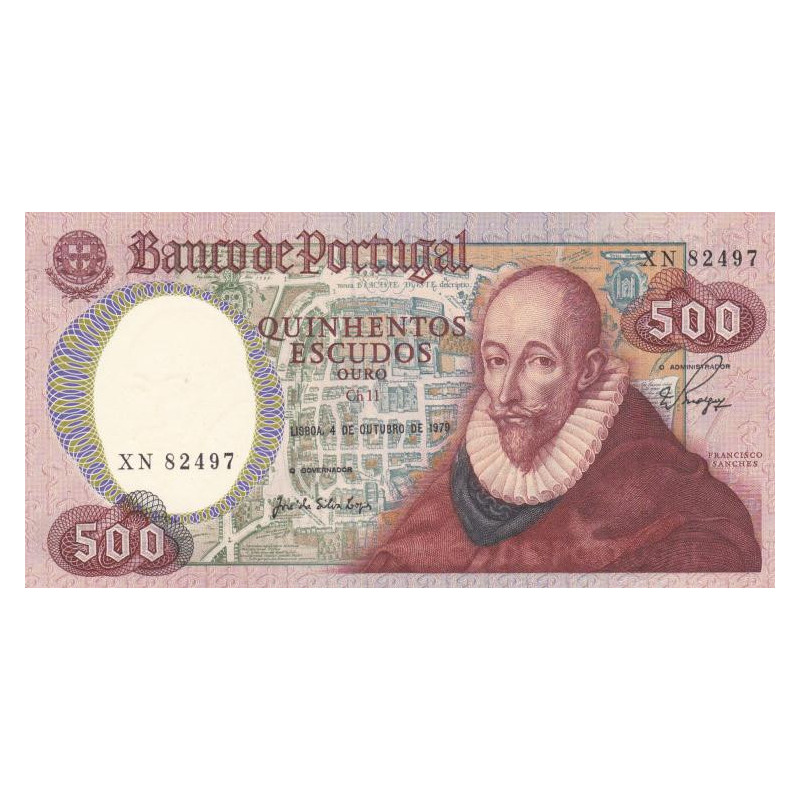 Portugal 500 Escudos 1979 Francisco Sanches