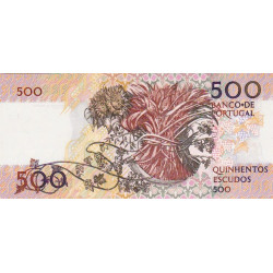 Portugal 500 Escudos 1987 Mouzinho da Silveira