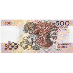 Portugal 500 Escudos 1987 Mouzinho da Silveira