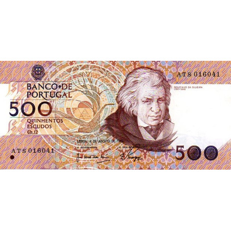 Portugal 500 Escudos 1988 Mouzinho da Silveira