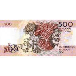 Portugal 500 Escudos 1989 Mouzinho da Silveira