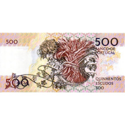 Portugal 500 Escudos 1989 Mouzinho da Silveira