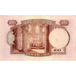 Portugal 100 Escudos 1954 Pedro Nunes