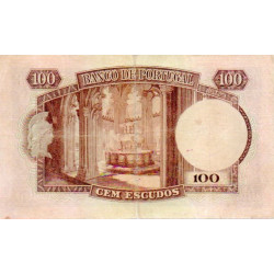 Portugal 100 Escudos 1957 Pedro Nunes ( EXM )