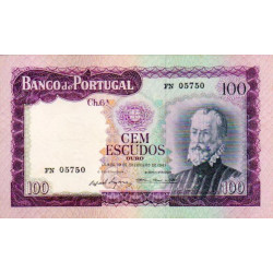 Portugal 100 Escudos 1961 Pedro Nunes ( FN Capicua )