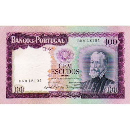 Portugal 100 Escudos 1961 Pedro Nunes (BKM)