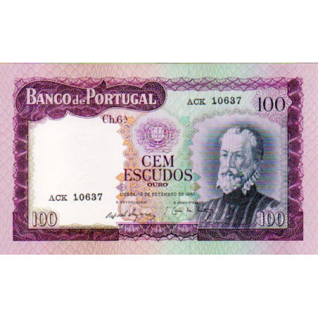Portugal 100 Escudos 1961 Pedro Nunes (ACK)